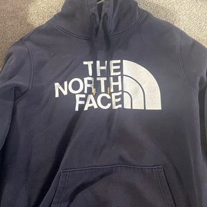 Navy Blue North face hoodie